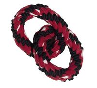 KONG Signature Rope Double Ring Tug for Dogs - One Size