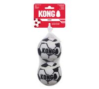 KONG Sport Soccer Balls 2 Pack Large - Pet Toys - Black - Size: Large