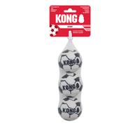 KONG Sport Soccer Balls 3 Pack Medium - Pet Toys - Black - Size: Medium