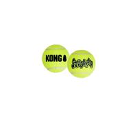 KONG - Squeakair Balls - Dog Toy Premium Squeak Tennis Balls, Gentle on Teeth (6 Pack) - For Medium Dogs