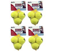 KONG Squeakair Tennis Balls Extra Small - Pack of 4 (12 balls altogether)