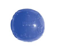 KONG - Squeezz Ball - Strong Squeaky Dog Toy, Bounces & Squeak When Punctured (Assorted Colours) - For Large Dogs