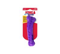 KONG Squeezz Flex Bone - Flexible Treat & Chew Holder for Dogs - Interactive Dog Toy for Fetch Floating & Travel - Holds Treats Chews & Bully Sti
