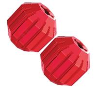 KONG Stuff-A-Ball - Durable, Natural Rubber Chew Toy for Dogs - Dental Health Pet Toy for Chewing & Teeth Cleaning - Stuffable for Treats & Snacks - for Large Dogs (Pack of 2)