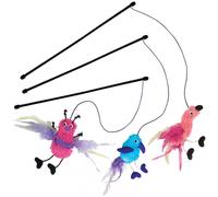 KONG Teaser Feather Assorted Cat Toy - Assorted - Single