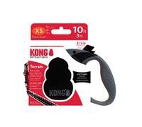 Alcott KONG Retractable Terrain, X-Small, Black, 10' Long