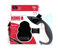 KONG Terrain Retractable Dog Lead Black 1 Dog Lead