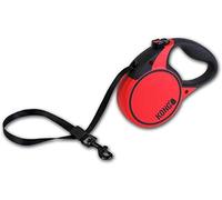 KONG Terrain Retractable Dog Leash, Medium, Red, 5m Tape