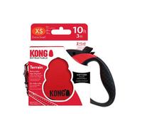 Alcott KONG Retractable Terrain, X-Small, Red, 10' Long