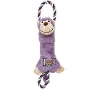 KONG - Tugger Knots Monkey - Tug of War Dog Toy, Minimal Stuffing and Looped Ropes for added Strength - For Small/Medium Dogs