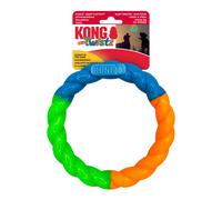 KONG Twistz Ring Hiviz Dog Toy - Small