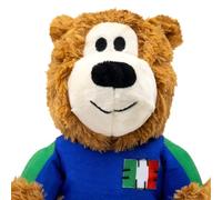 KONG Wild Knots Bear Dog Toy Football World Cup 2026 Limited Edition Medium/Large Plush Rope Squeaky Toy (Italy)