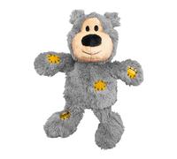 KONG Wild Knots Bear Dog Toy Small/Medium Durable Plush with Rope Skeleton