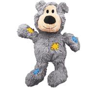 KONG - Wild Knots Bear - Internal Knotted Ropes and Minimal Stuffing for Less Mess (Assorted Colours) - For Medium/Large Dogs
