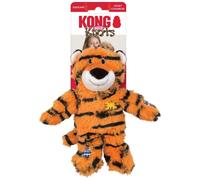KONG Wild Knots Tiger Dog Toy - Durable Knotted Ropes Inside Minimal Stuffing for Less Mess - Soft & Strong Chew Toy for Dogs (Small/Medium)