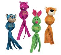 Kong Wubba Tiger Small Friends Dog Toy - Squeaky Ballistic Fetch & Tug - New