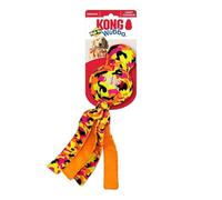 KONG Wubba Ballistic High-Viz Bright Colors High Visibility Squeaky Dog Toy, Large