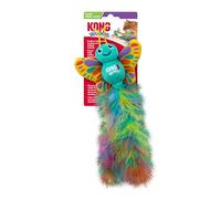 KONG Wubba Cat Toy, Catnip-Infused, Crinkle and Rattle Sound, Feathery Tails, Interactive Play, Butterfly Style