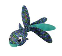 KONG Wubba Finz - Dog Toy for Tug of War & Fetch - Dog Supplies for Puppy & Dog Playtime - Outdoor & Indoor Dog Toy (Blue Small)