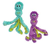 KONG Wubba Octopus Tug and Fetch Squeak Dog Toy Assorted Colors (Small (2 Pack))