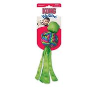 KONG - Wubba Weaves - Durable Dog Fetch and Chew Toy, Cleans Teeth - For Small Dogs (Assorted Colours)