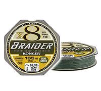 Konger Braid 8 Strands Olive 0.16 mm