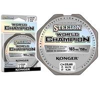Konger Fishing Line World Champion Fluorocarbon Coated 0.10-0.30 mm/150 m Monofilament Line Super Strong