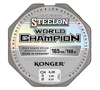 Konger Fishing Line World Champion Fluorocarbon Coated 0.10-0.30 mm/150 m Monofilament Line Super Strong