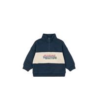 Konges Sløjd half-zip sweatshirt - Blue 3-4-5-7-10