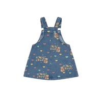Konges Sløjd Magot teddy-print overall dress - Blue 12 mths-18 mths
