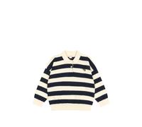 Konges Sløjd Manis striped polo sweater - Neutrals 12 mths-3 yrs