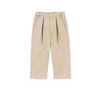 Konges Sløjd pleated elasticated trousers - Neutrals 4-5-6-7-8-9-10