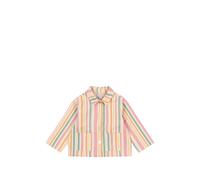 Konges Sløjd stripe-print patch-pocket jacket - Yellow 4-5-6-7-8-9-10