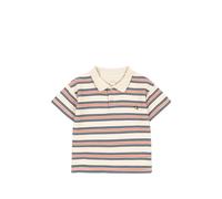Konges Sløjd striped embroidered-lemon polo shirt - Neutrals 7-8