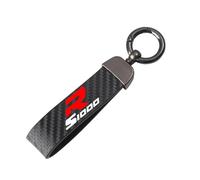 KongFumoto Carbon Fiber Motorcycle Keychain Key Ring For Bmw S1000R S 1000R S1000 R Motorbike Key Rings (Color : BLACK-1, Size : 12X3CM)