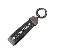 KongFumoto Carbon Fiber Motorcycle Keychain Key Ring For Ducati Multistrada 620 950 V2 1000 1100 1200 1260 Motorbike Key Rings