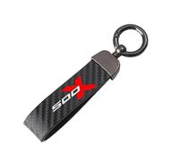 KongFumoto Carbon Fiber Motorcycle Keychain Key Ring For KAIYUE 500X 500 X Motorbike Key Rings