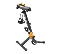 KONGKUNI Bike Pedal Exerciser, Foldable Pedal Exerciser for Seniors, Arm Exerciser,Home Pedal Exercise Bike for Legs and Arms Workout, Healthy & Fitness Equipment,Adjustable Design