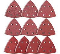 KONGMING Mouse Sander Pads 6 Hole 100 Pcs Sanding Pads Hook And Loop Grit 40 60 80 100 120 180 240 320 400 600 for Multi Electric Sander