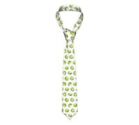 KONGNY Brussel Sprouts Mens Ties Men's Neckties Polyester Novelty Skinny Tie For Wedding Party Groom Groomsmen
