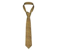 KONGNY Gold Glitter Sparkle Glittery Sparkly Mens Ties Men's Neckties Polyester Novelty Skinny Tie For Wedding Party Groom Groomsmen