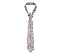 KONGNY Italian Greyhound Dog Bones And Paws Mens Ties Men's Neckties Polyester Novelty Skinny Tie For Wedding Party Groom Groomsmen
