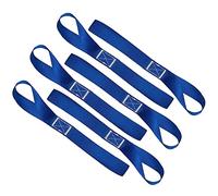 Kongou 6 Pieces Soft Loop Tie Down Straps, Heavy Duty Motorcycle Tie-Down Strap, Load Capacity 1100 LBS, For Car Motorbike, Camping, Wheelchairs (30cm/12in)