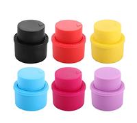 Kongou 6 Soda Bottle Lid, Portable Soda Sealers, Soda Fizz Keeper, Reusable Bottle Stopper, Soda Keeper Saver, Carbonated Drink Lid, Soda Beverage Can Lids For Outdoor, Picnic, Camping
