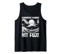 Kongozue Staff Mount Fuji Hiking Japan Climber Souvenir Tank Top