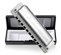 KONGSHENG Solist Folk Harp,10 hole diatonic harmonica,Gifts for Kids,Beginners and Professional Players(Key of A)