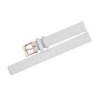 kongsou For CK K7A231/236 K3M231/K2B231/K4D231 Women's Genuine Leather Special Watch Strap For K2G231/236 K9H2Y6/K2U/K8Q(Whiteg)