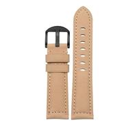 kongsou For Tissot Speed Cow Leather Watch Band Mens Belt(Beigeb,20mm)