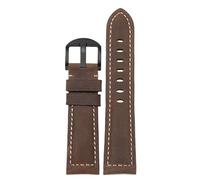kongsou For Tissot Speed Cow Leather Watch Band Mens Belt(Brownb2,20mm)