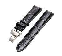 kongsou Leather Watch Strap For Tissot Le Locle 1853 Ballade Gentleman Couturier Carson(Blacks,18mm)